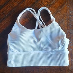 Lululemon Longline White Sportbra